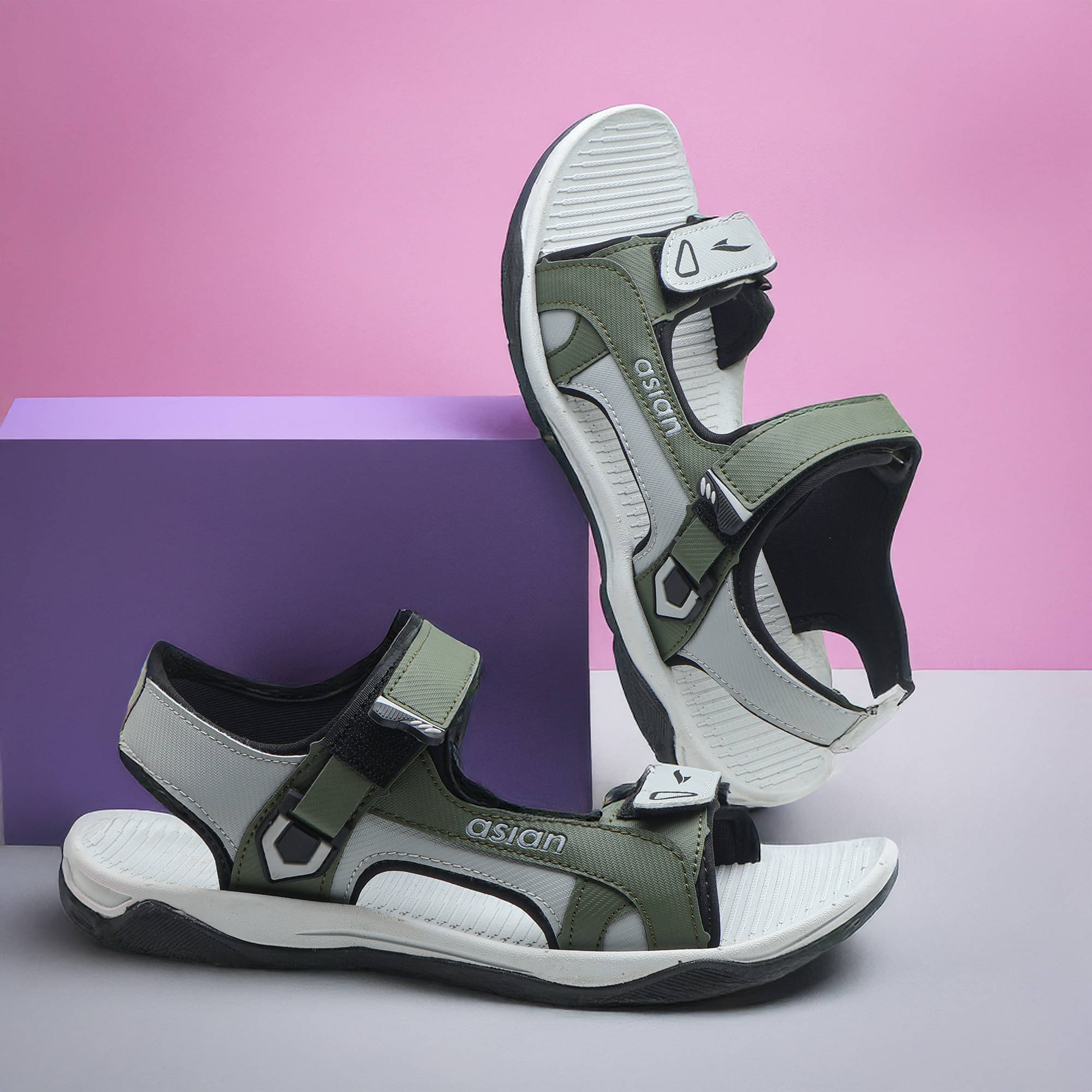 ASIAN - Light Grey Men's Sandals ASIAN - Light Grey Men's Sandals
