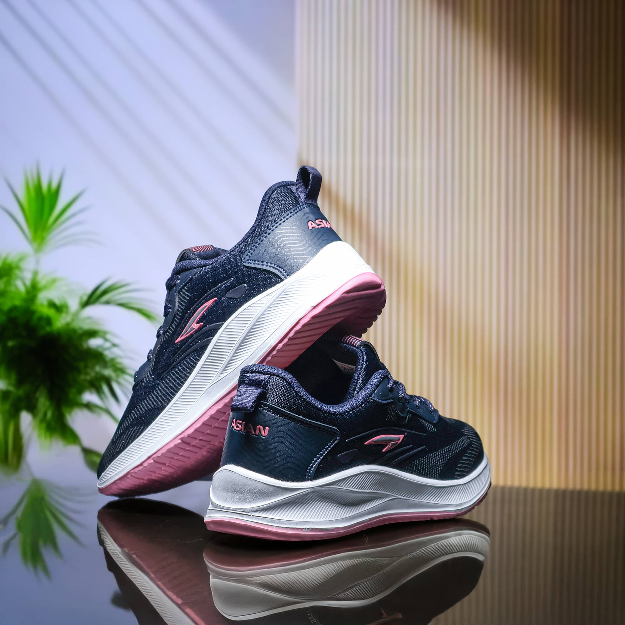 ASIAN - Navy Women's Running Shoes ASIAN - Navy Women's Running Shoes