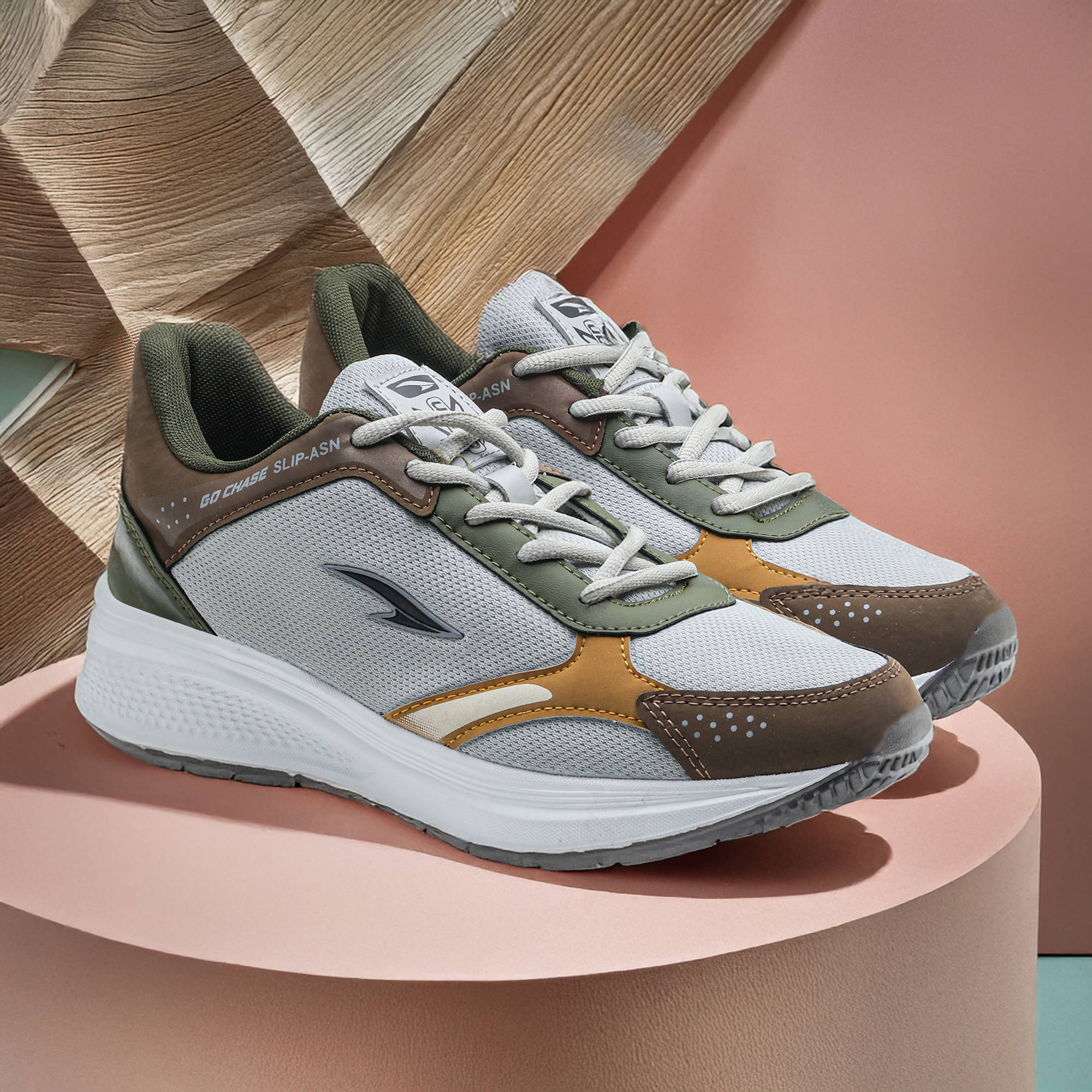 ASIAN ORBIT-10 Light Grey Men's Sports Running Shoes ASIAN ORBIT-10 Light Grey Men's Sports Running Shoes