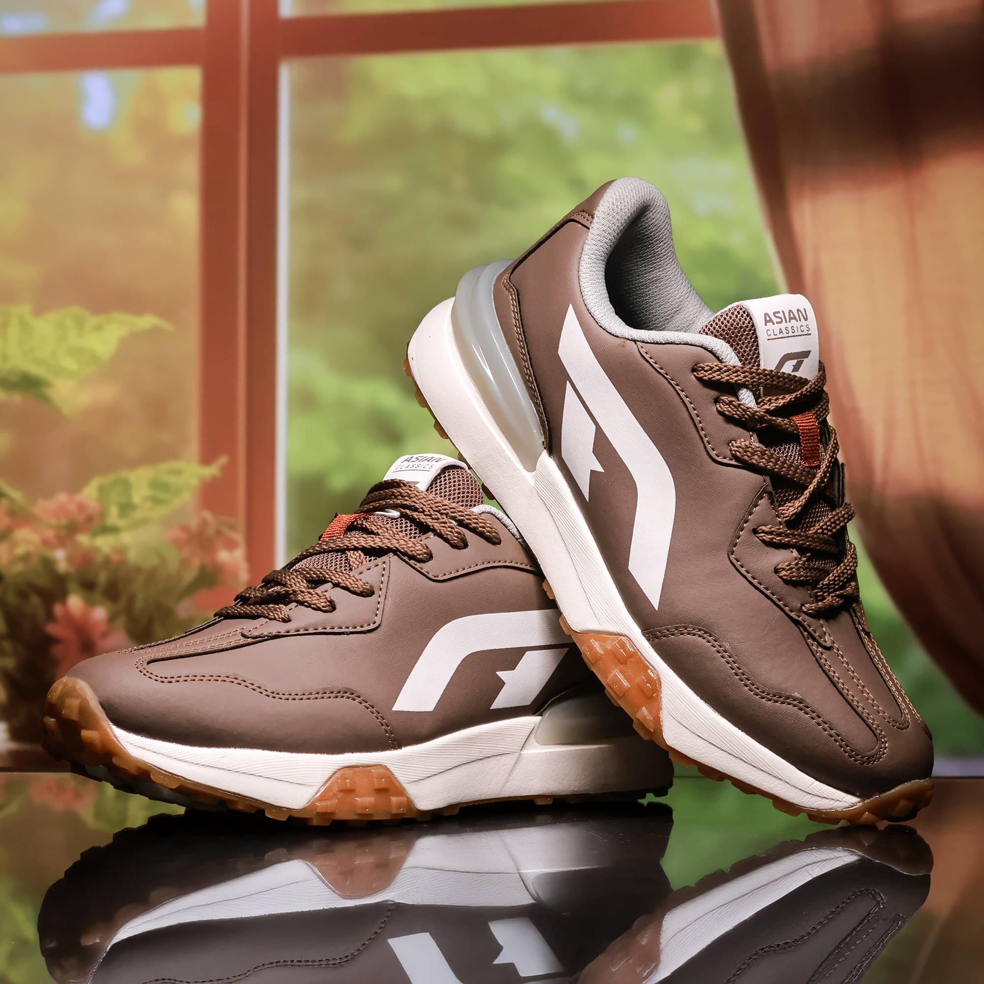     			ASIAN POWERKICK-06 White Men's Sneakers