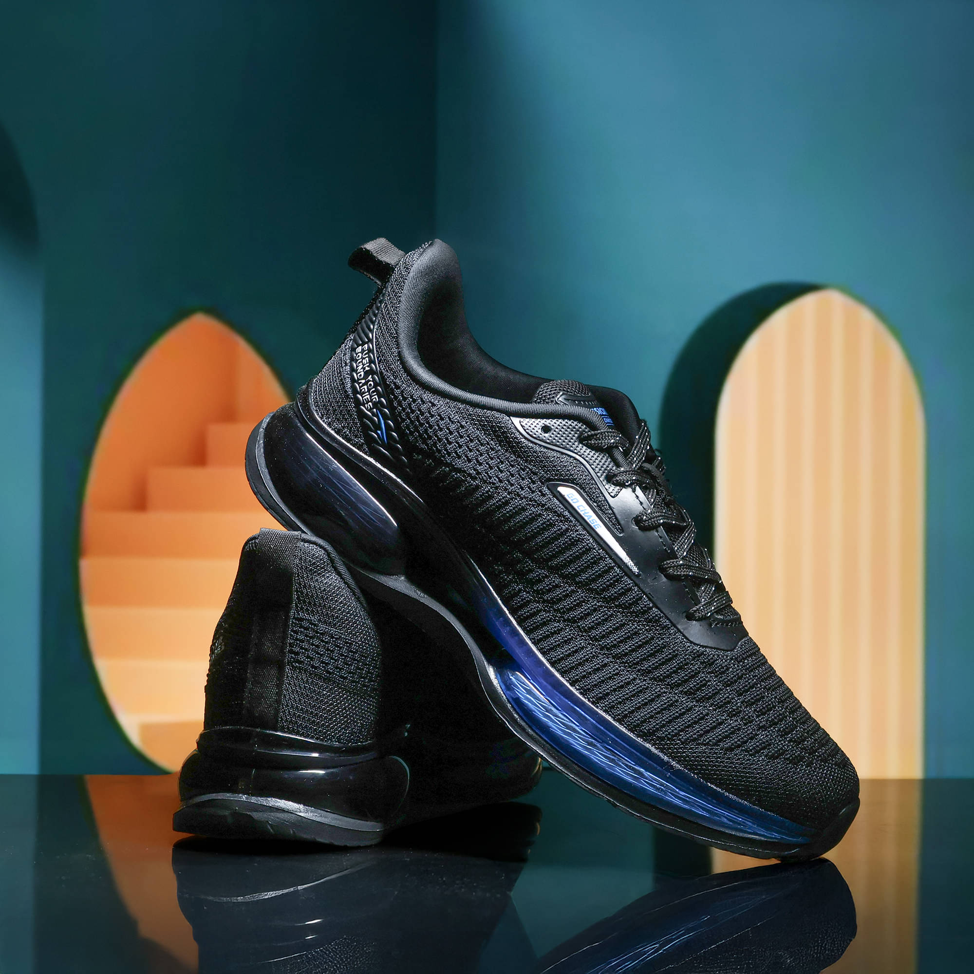 ASIAN TITAAN-07 Black Men's Sports Running Shoes ASIAN TITAAN-07 Black Men's Sports Running Shoes