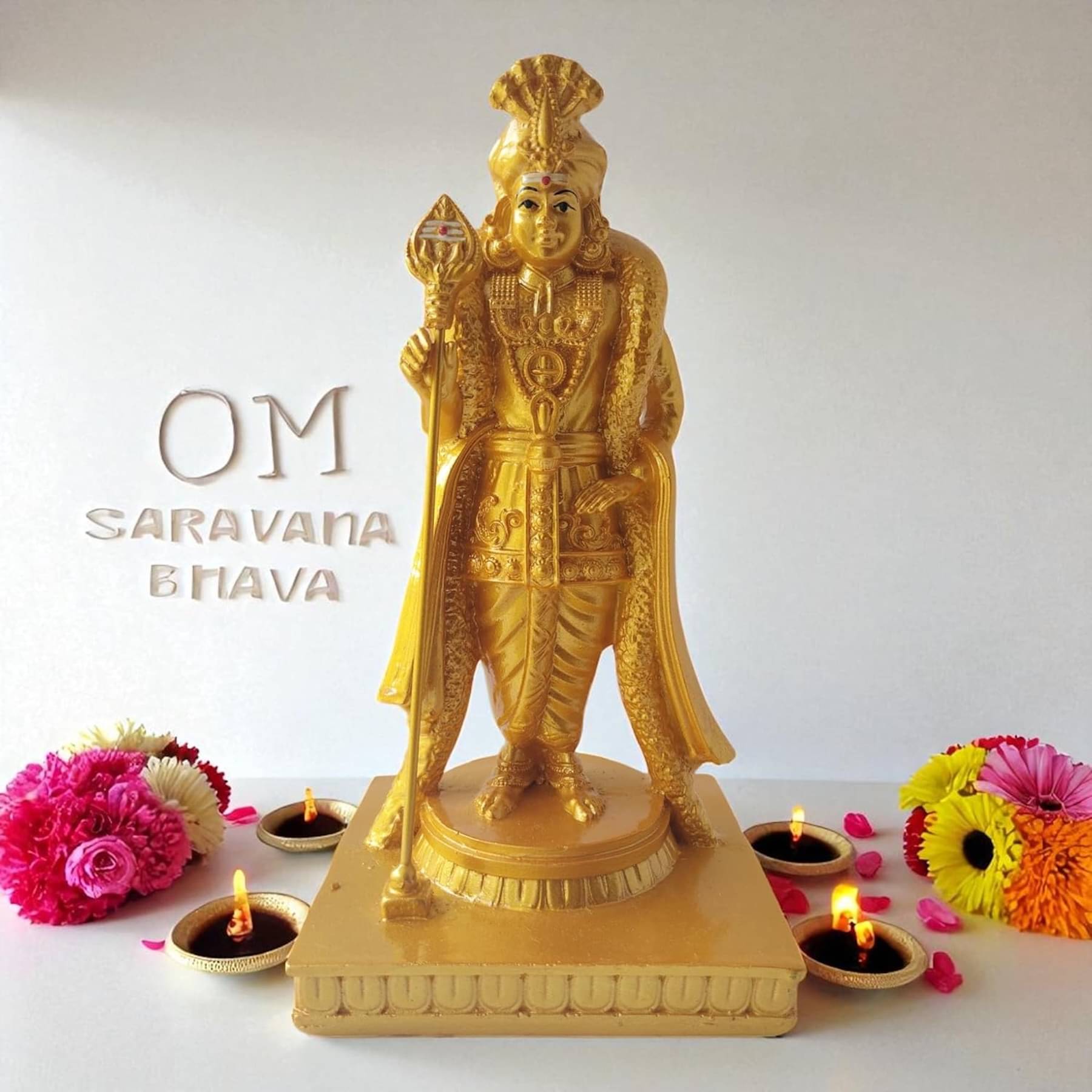 Anantamitra Resin Karthikeya Swamy Idol ( 17 cm ) Anantamitra Resin Karthikeya Swamy Idol ( 17 cm )