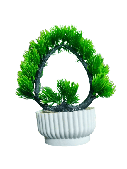 Artificial Plant with POP filled Pot set of 1 (18x22)cm Artificial Plant with POP filled Pot set of 1 (18x22)cm