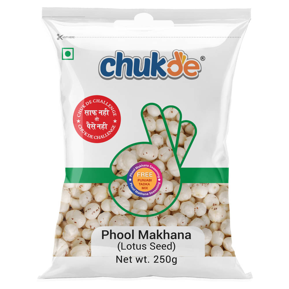 CHUKDE Handpicked phool makhana/lotus seeds 250 g CHUKDE Handpicked phool makhana/lotus seeds 250 g