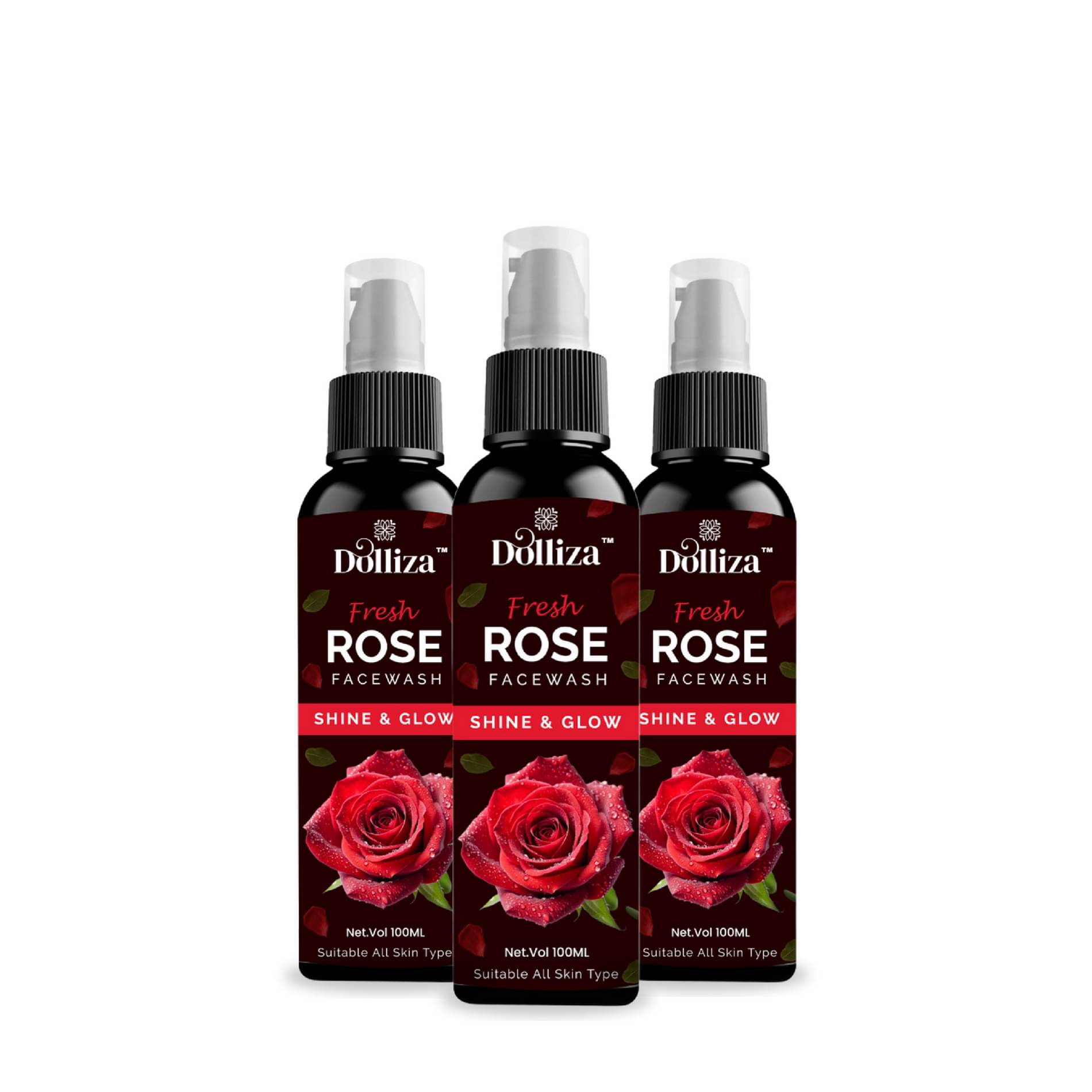     			DOLLIZA - Lightening Face Wash For All Skin Type ( Pack of 3 )