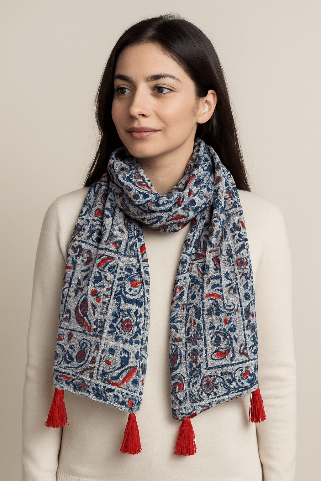 Desttronne Gray Viscose Women's Scarf ( Pack of 1 )     			Desttronne Gray Viscose Women's Scarf ( Pack of 1 )