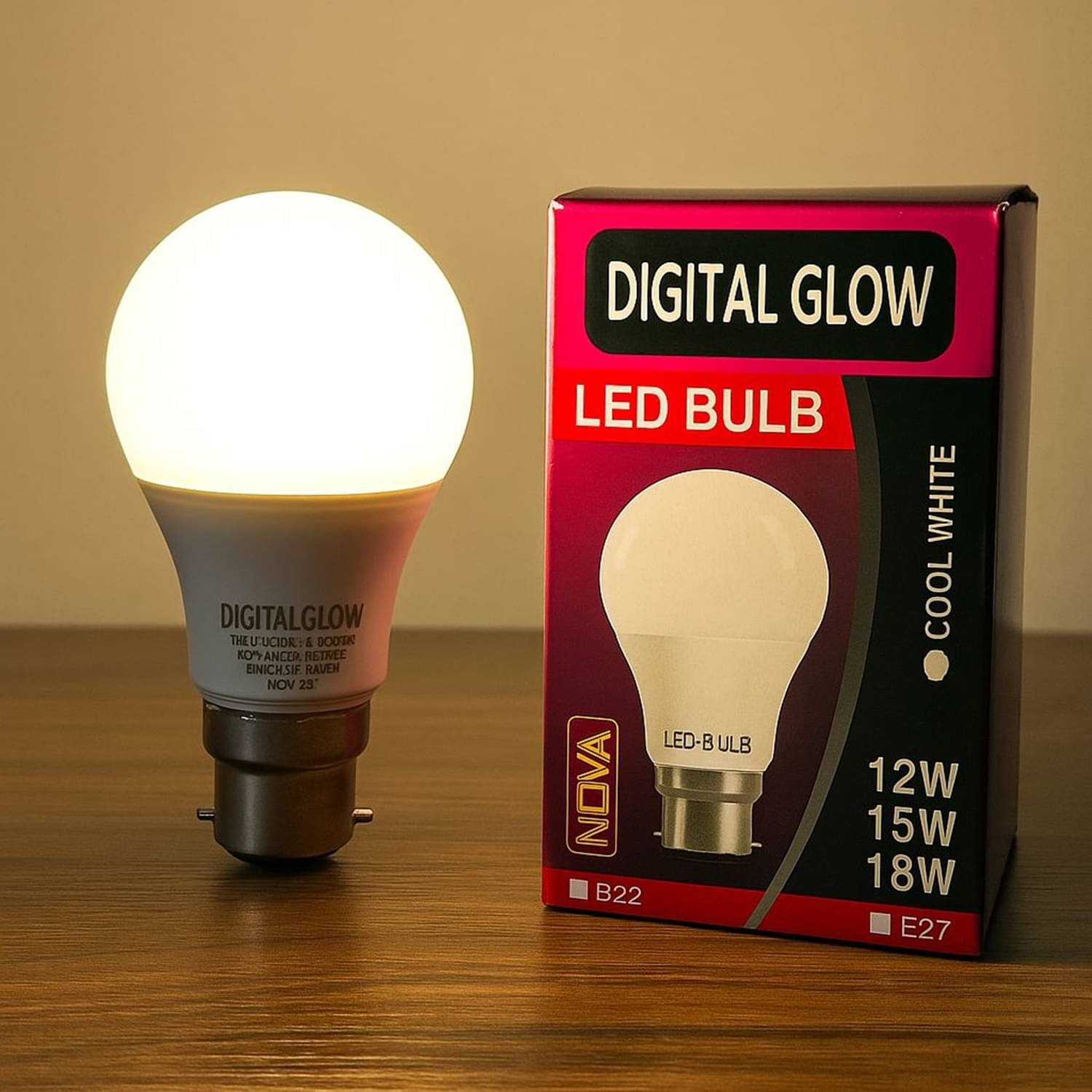 Digital glow 15W Cool Day Light LED Bulb ( Single Pack ) Digital glow 15W Cool Day Light LED Bulb ( Single Pack )
