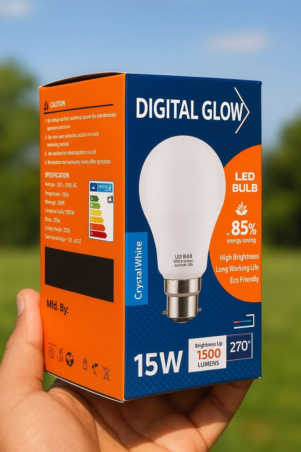 Digital glow 15W Cool Day Light LED Bulb ( Single Pack ) Digital glow 15W Cool Day Light LED Bulb ( Single Pack )