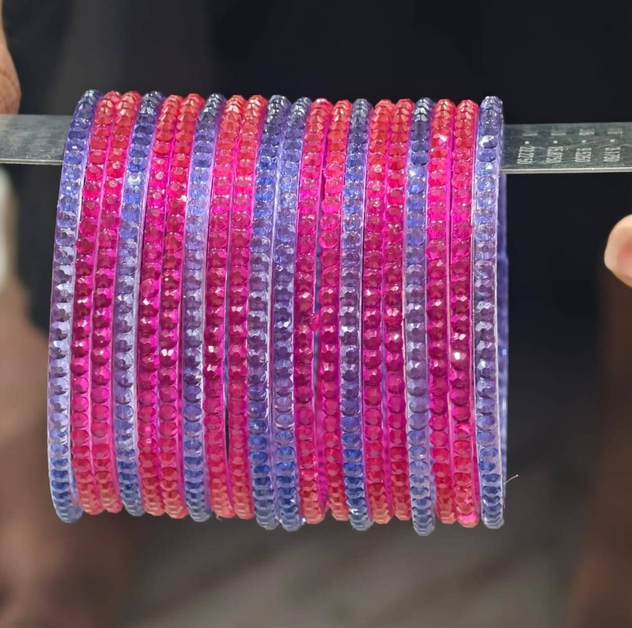 Divine Glass Multicolor Bangle Set ( Pack of 24 ) Divine Glass Multicolor Bangle Set ( Pack of 24 )