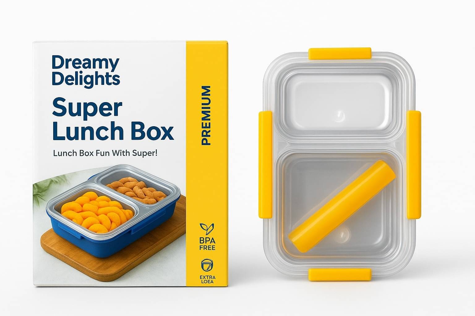 Dreamy Delights Stainless Steel Insulated Lunch Box 2 - Container ( Pack of 1 )     			Dreamy Delights Stainless Steel Insulated Lunch Box 2 - Container ( Pack of 1 )