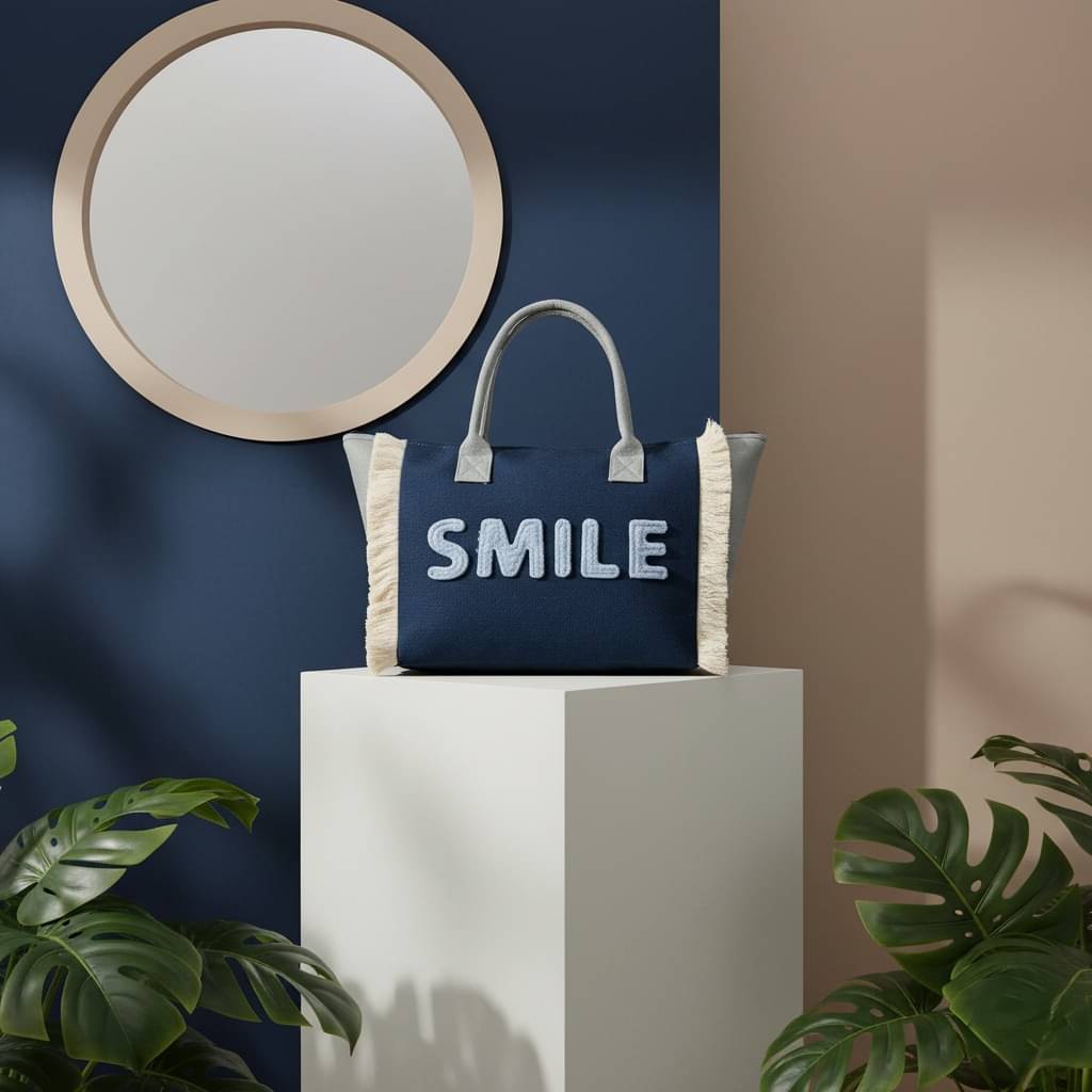     			ENSAC Tote Bag Cotton Set of 1 ( White )