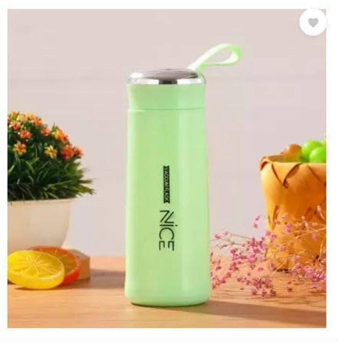 Elegenz Nice Premium 400ml Glass & Plastic Water Bottle Green Plastic Water Bottle 400 mL ( Set of 1 ) Elegenz Nice Premium 400ml Glass & Plastic Water Bottle Green Plastic Water Bottle 400 mL ( Set of 1 )