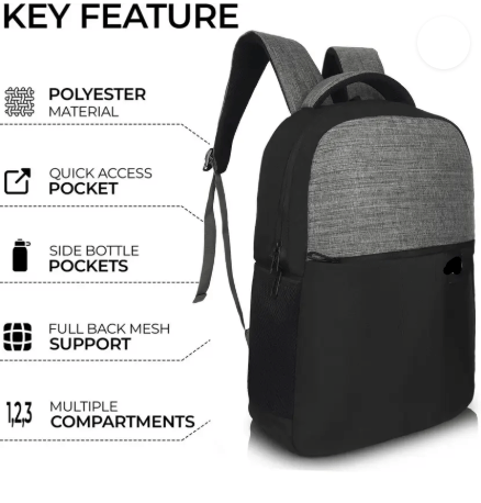     			GENRIC 01 10 Ltrs Black Laptop Bags