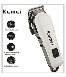 Geniric 809 White Corded,Cordless Moustache Trimmer With 360 minutes Runtime