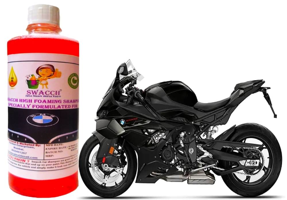 High Foaming Bike Shampoo Formulated For BMW S1000RR I Thick Foam with Wax Coat I Non-Toxic Formula I Ph Balanced I Super Saver Pack I Premium Wax Formulation I Glossy & Shine I 500ml High Foaming Bike Shampoo Formulated For BMW S1000RR I Thick Foam with Wax Coat I Non-Toxic Formula I Ph Balanced I Super Saver Pack I Premium Wax Formulation I Glossy & Shine I 500ml