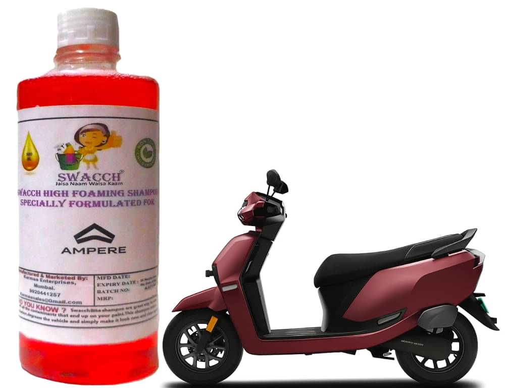     			High Foaming Bike Shampoo Formulated For Ampere Nexus I Thick Foam with Wax Coat I Non-Toxic Formula I Ph Balanced I Super Saver Pack I Premium Wax Formulation I Glossy & Shine I 500ml