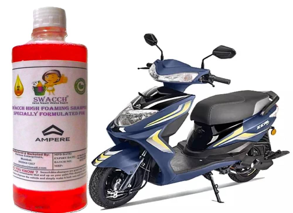 High Foaming Bike Shampoo Formulated For Ampere Zeal Ex I Thick Foam with Wax Coat I Non-Toxic Formula I Ph Balanced I Super Saver Pack I Premium Wax Formulation I Glossy & Shine I 500ml     			High Foaming Bike Shampoo Formulated For Ampere Zeal Ex I Thick Foam with Wax Coat I Non-Toxic Formula I Ph Balanced I Super Saver Pack I Premium Wax Formulation I Glossy & Shine I 500ml