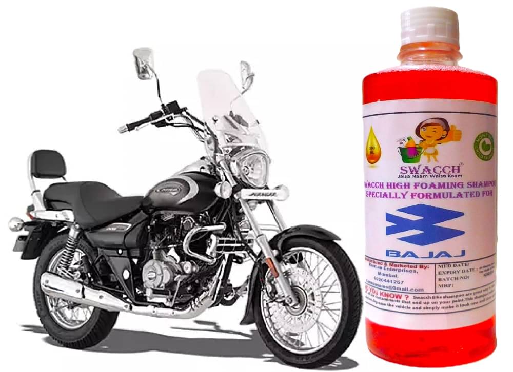 High Foaming Bike Shampoo Formulated For Bajaj Avenger Cruise 220 I Thick Foam with Wax Coat I Non-Toxic Formula I Super Saver Pack I Premium Wax Formulation I Glossy & Shine I 500ml High Foaming Bike Shampoo Formulated For Bajaj Avenger Cruise 220 I Thick Foam with Wax Coat I Non-Toxic Formula I Super Saver Pack I Premium Wax Formulation I Glossy & Shine I 500ml