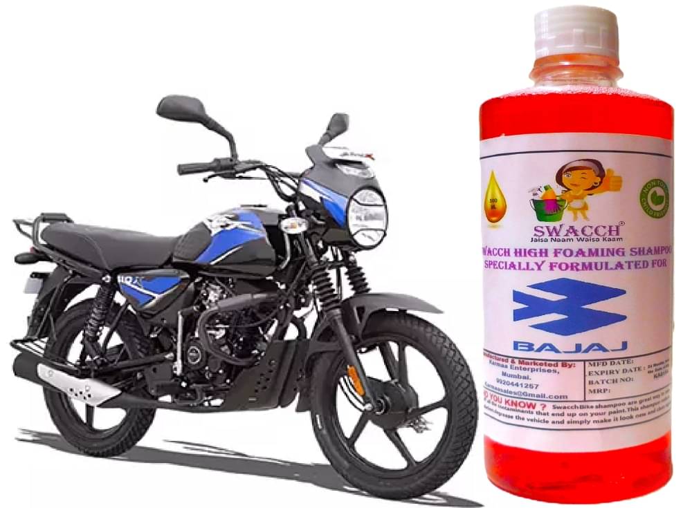     			High Foaming Bike Shampoo Formulated For Bajaj CT 110 , Thick Foam with Wax Coat I Non-Toxic Formula I Ph Balanced I Super Saver Pack I Premium Wax Formulation I Glossy & Shine I 500ml