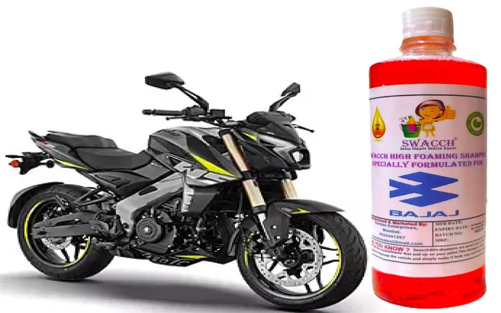     			High Foaming Bike Shampoo Formulated For Bajaj Pulsar NS400Z , Thick Foam with Wax Coat I Non-Toxic Formula I Ph Balanced I Super Saver Pack I Premium Wax Formulation I Glossy & Shine I 500ml