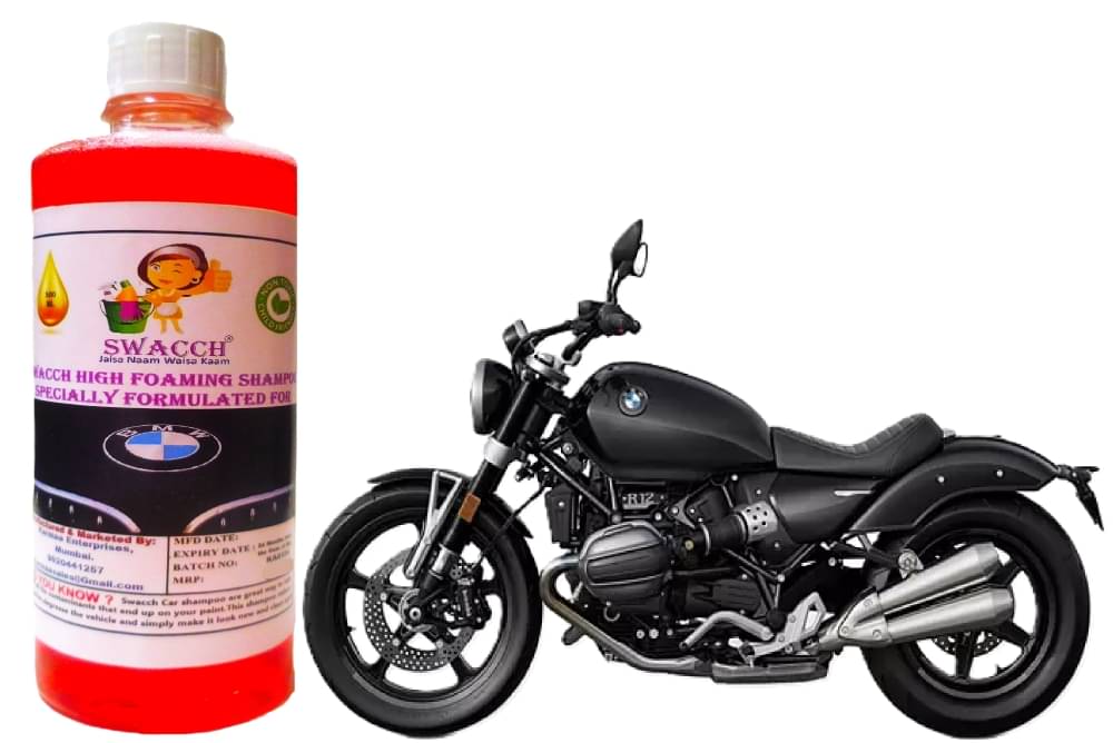     			High Foaming Bike Shampoo Formulated For BMW R 12 , Thick Foam with Wax Coat I Non-Toxic Formula I Ph Balanced I Super Saver Pack I Premium Wax Formulation I Glossy & Shine I 500ml