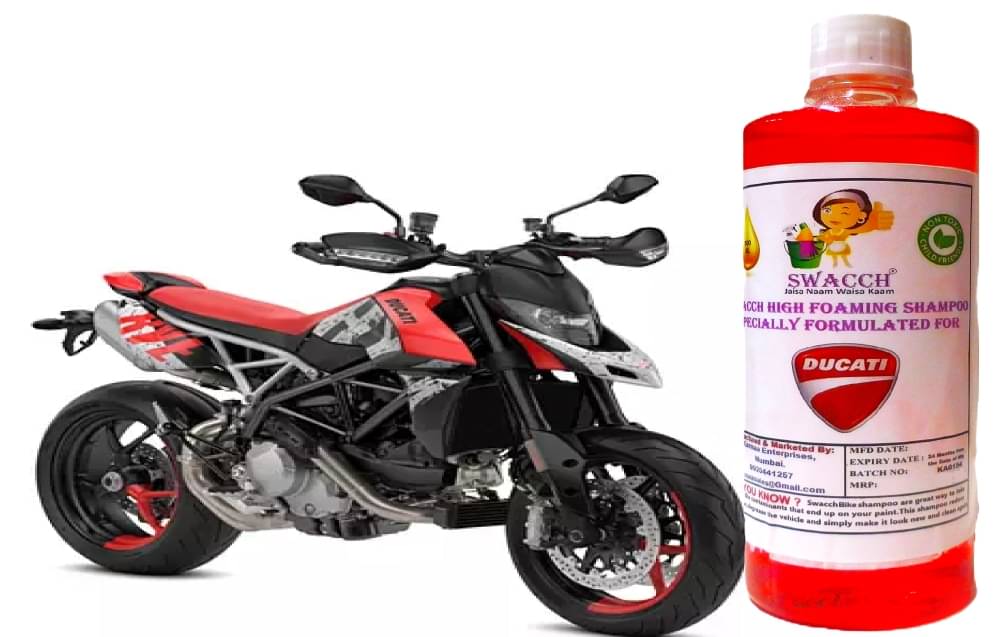 High Foaming Bike Shampoo Formulated For Ducati Hyperdmotard 950 I Thick Foam with Wax Coat I Non-Toxic Formula I Super Saver Pack I Premium Wax Formulation I Glossy & Shine I 500ml High Foaming Bike Shampoo Formulated For Ducati Hyperdmotard 950 I Thick Foam with Wax Coat I Non-Toxic Formula I Super Saver Pack I Premium Wax Formulation I Glossy & Shine I 500ml