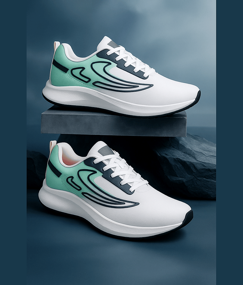 Hotspot Green Men's Sports Running Shoes - Sports Shoes | Buy online on ZillyBuy