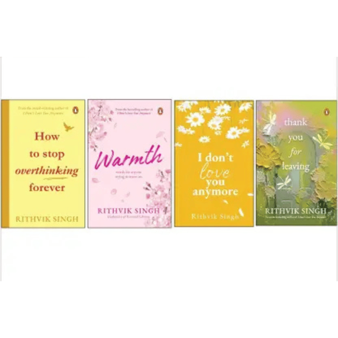 How To Stop Overthinking Forever ,warmth,i dont love you anymore and thank you for leaving combo books (Paperback, Rithvik Singh) How To Stop Overthinking Forever ,warmth,i dont love you anymore and thank you for leaving combo books (Paperback, Rithvik Singh)