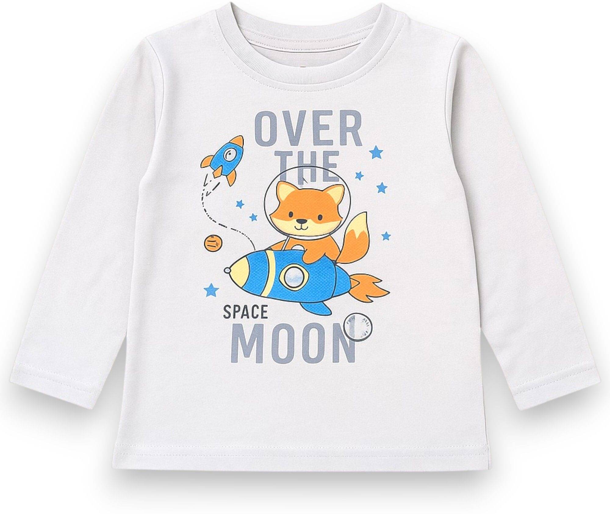     			HuggleBug Pack of 1 Boys Cotton Blend T-Shirt ( Grey )