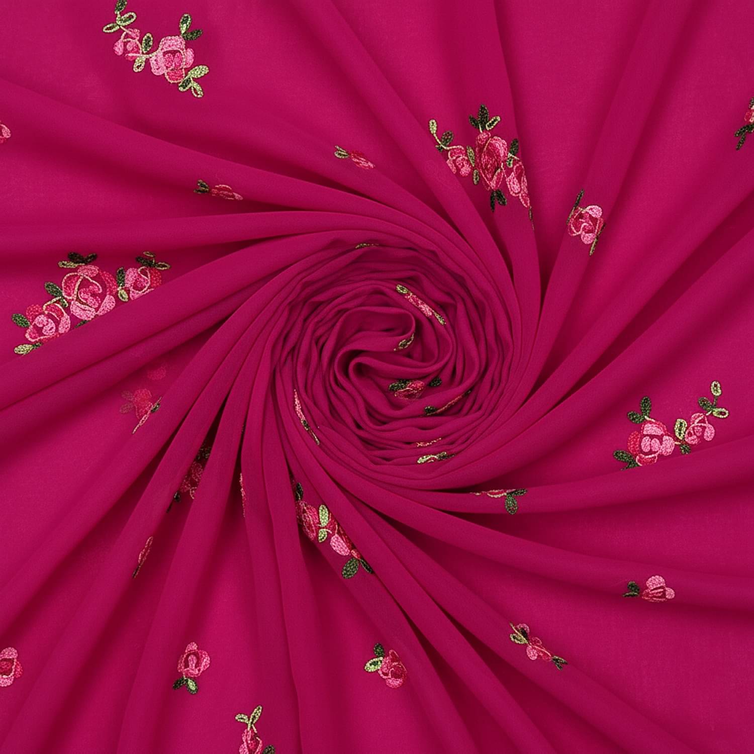 KV Fashion Georgette Embroidered Regular Saree With Unstitched Blouse Piece ( Mauve )     			KV Fashion Georgette Embroidered Regular Saree With Unstitched Blouse Piece ( Mauve )