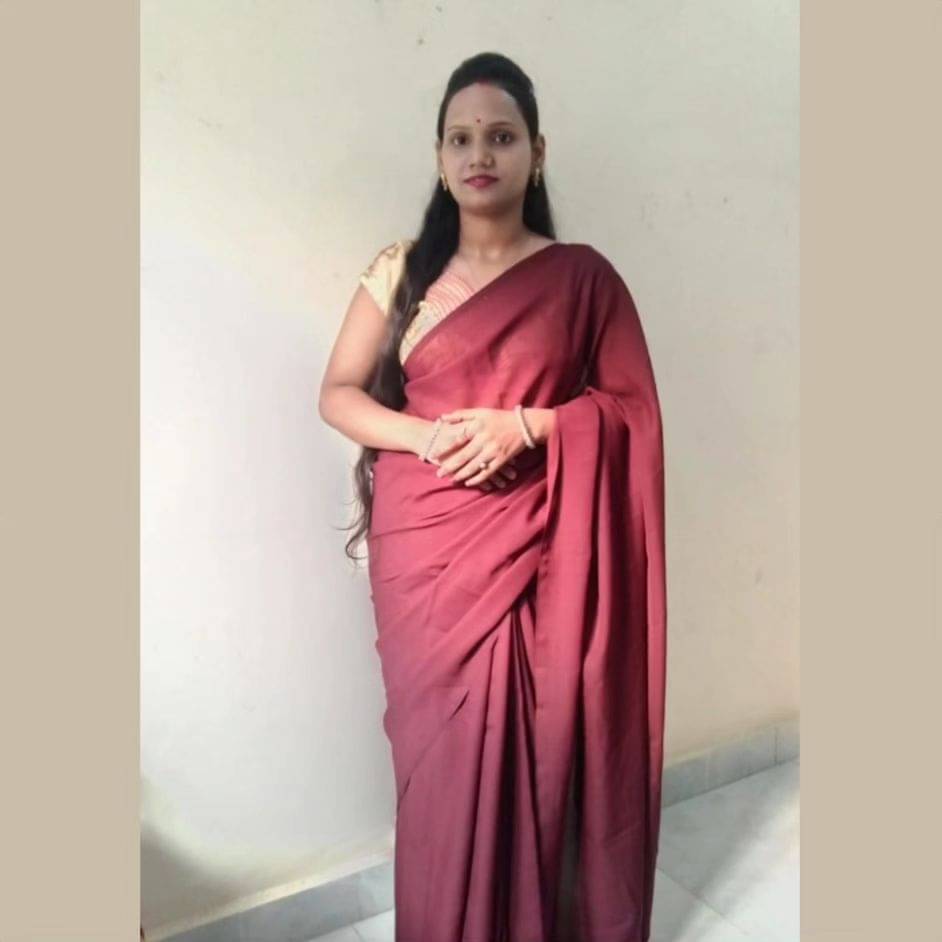 Kashvi Sarees Georgette Solid Ilkal Saree With Unstitched Blouse Piece ( Brown )     			Kashvi Sarees Georgette Solid Ilkal Saree With Unstitched Blouse Piece ( Brown )