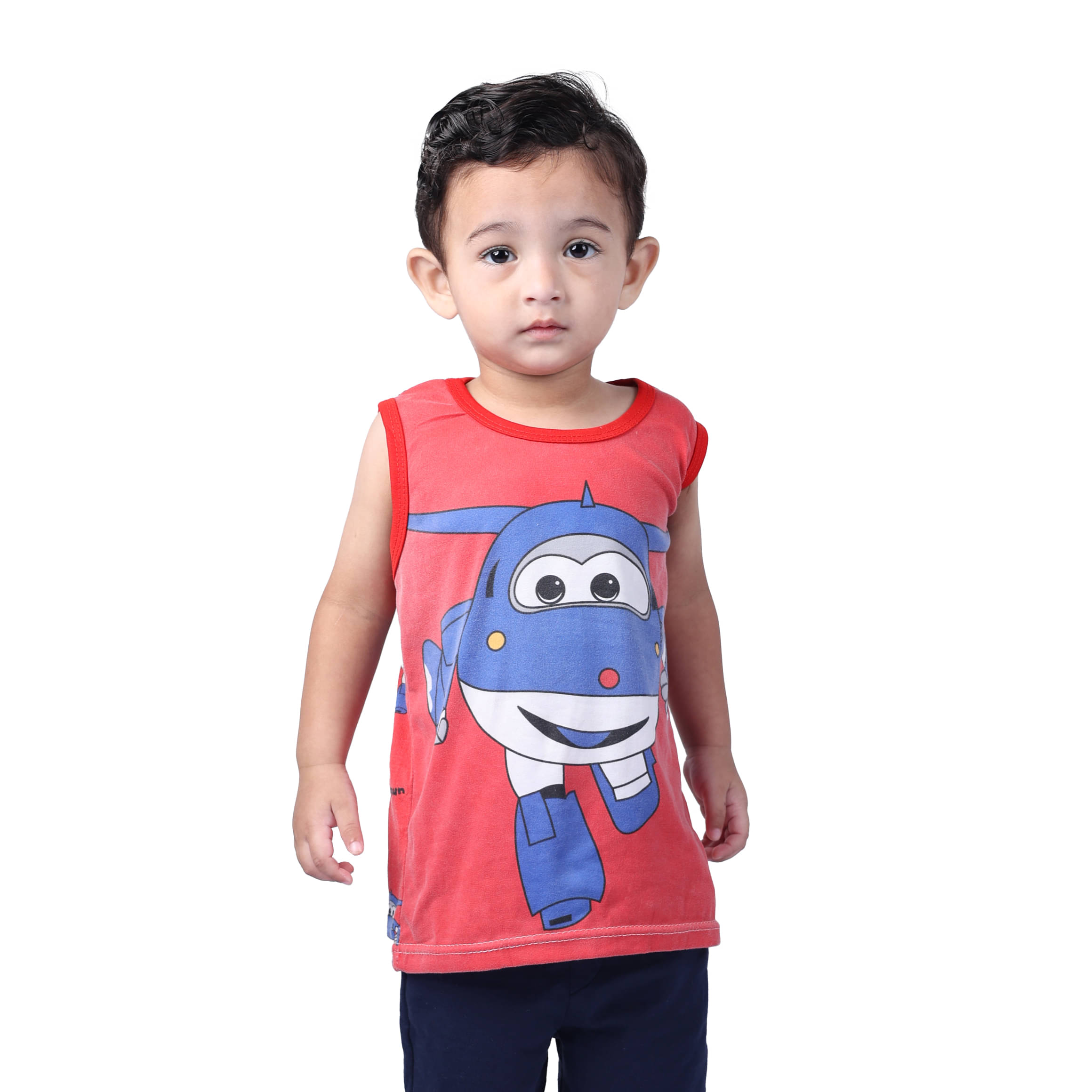     			Kidzee Kingdom Pack of 1 Baby Boys Cotton T-Shirt ( Red )