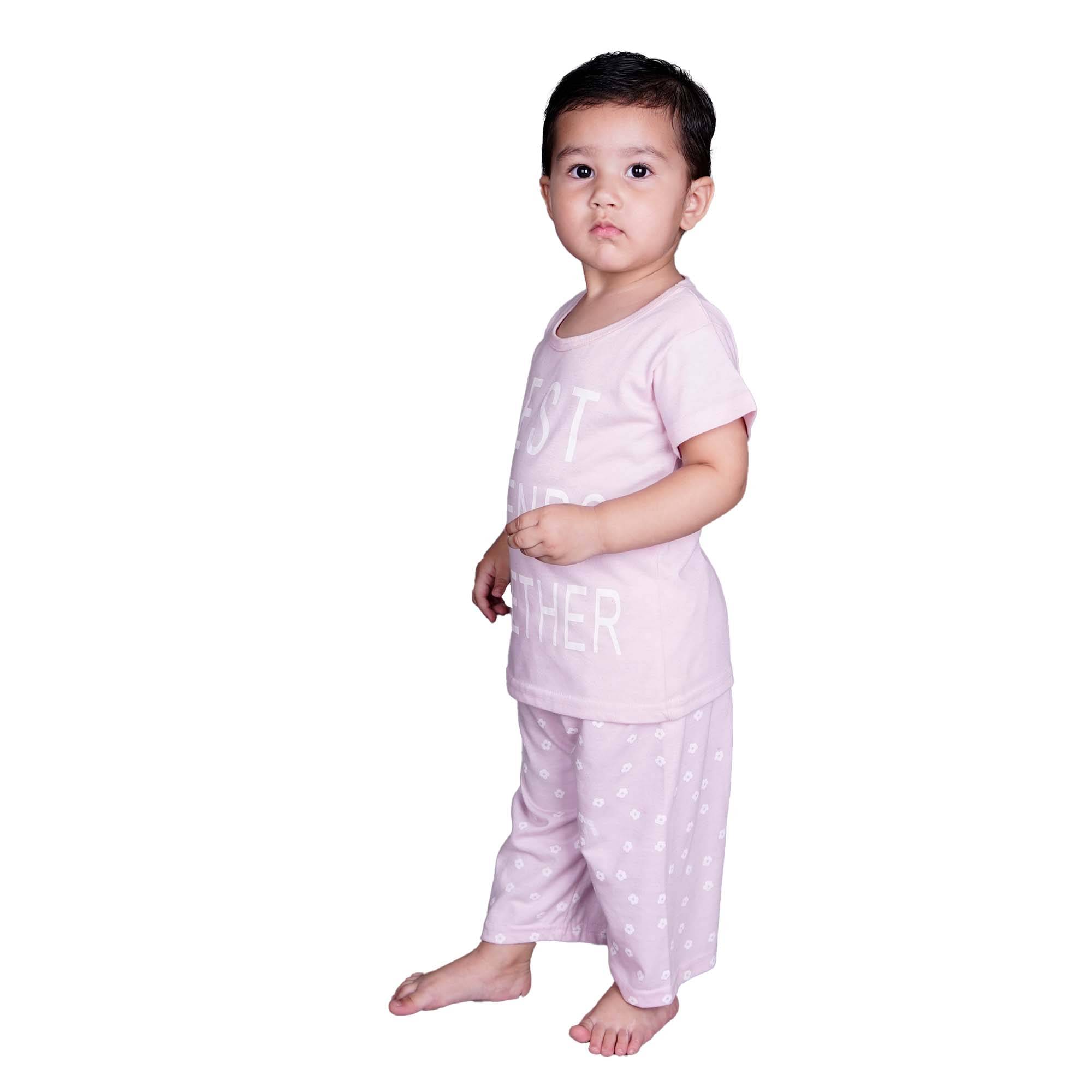     			Kidzee Kingdom Pack of 1 Girls Cotton T-Shirt ( Purple )