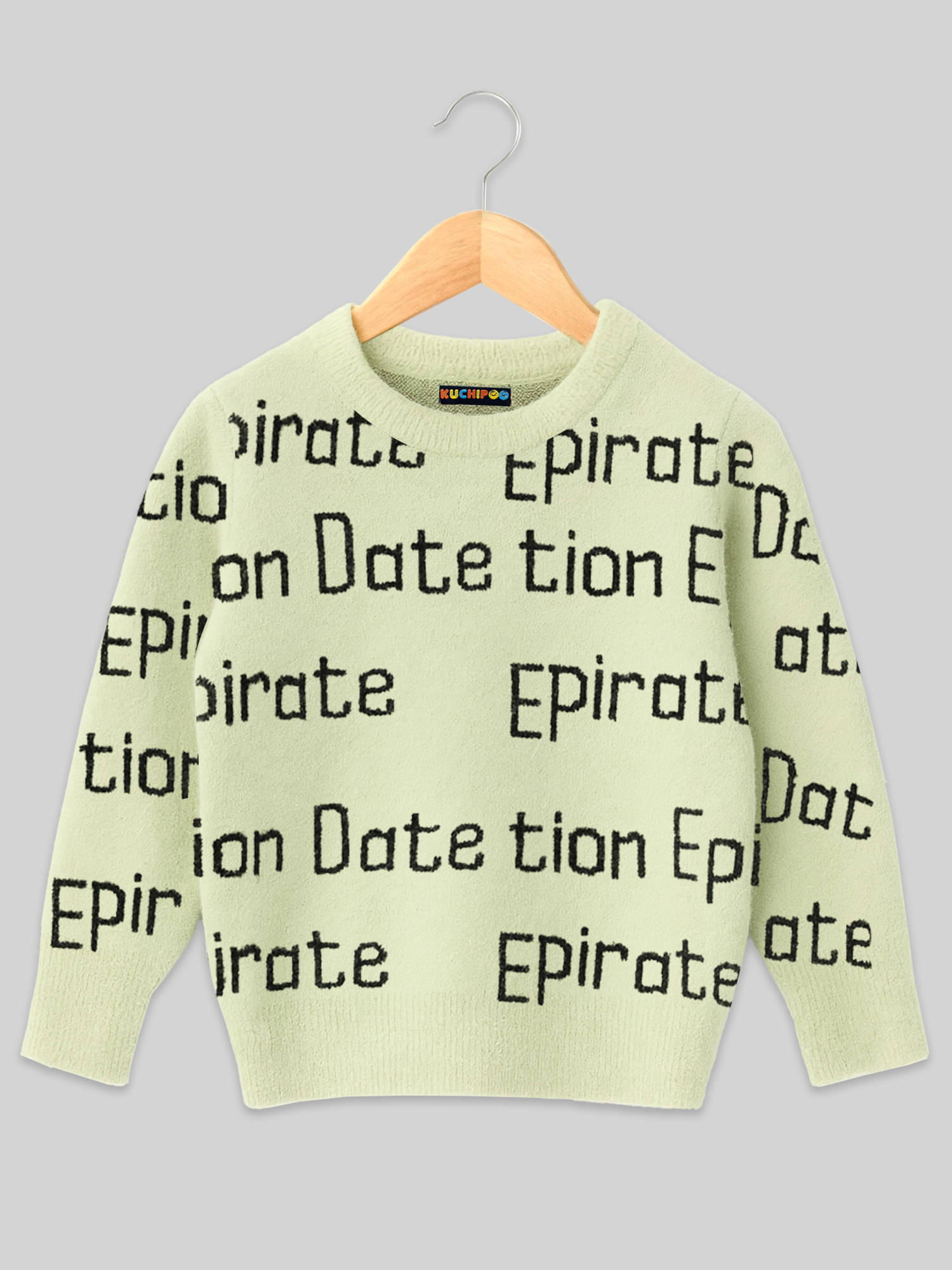 Kuchipoo Girls Polyester Sweaters ( Pack of 1 , Olive Green )     			Kuchipoo Girls Polyester Sweaters ( Pack of 1 , Olive Green )