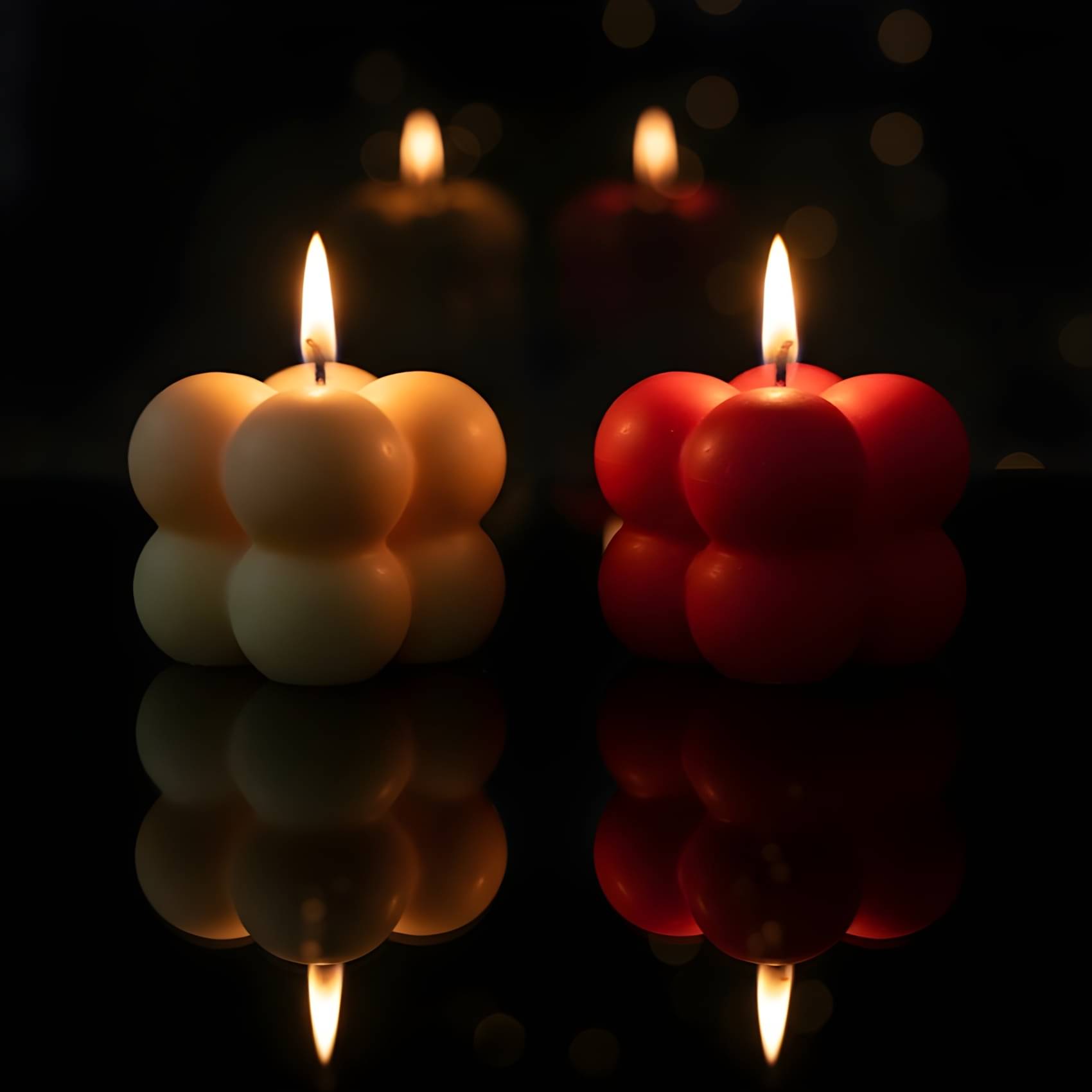 LAZYWINDOW Multicolour Pillar Candle 4 cm ( Pack of 2 ) LAZYWINDOW Multicolour Pillar Candle 4 cm ( Pack of 2 )