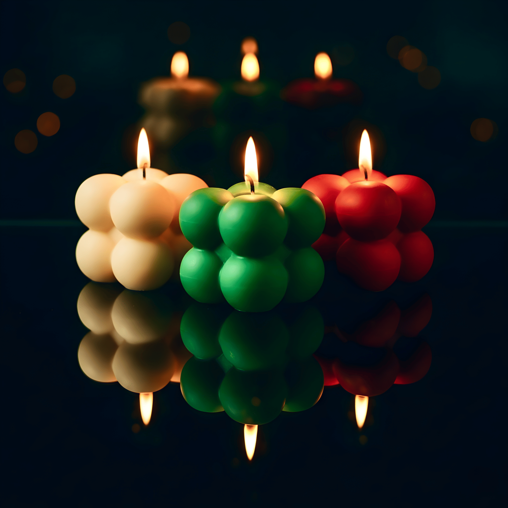 LAZYWINDOW Multicolour Pillar Candle 4 cm ( Pack of 3 ) LAZYWINDOW Multicolour Pillar Candle 4 cm ( Pack of 3 )