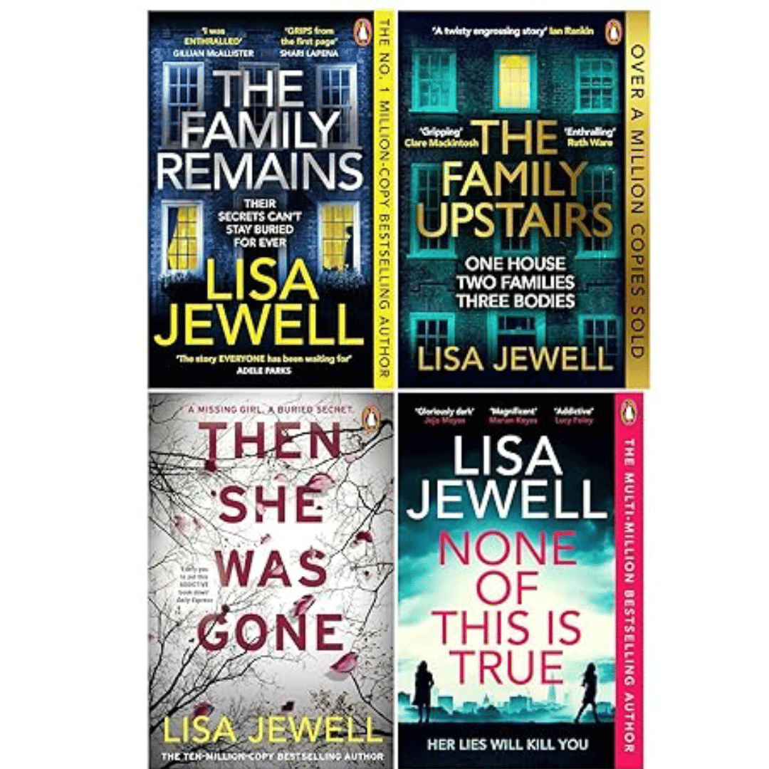     			Lisa Jewell 4 Books Collection Set (None Of This Is True, The Family Upstairs, The Family Remains & Then She Was Gone)