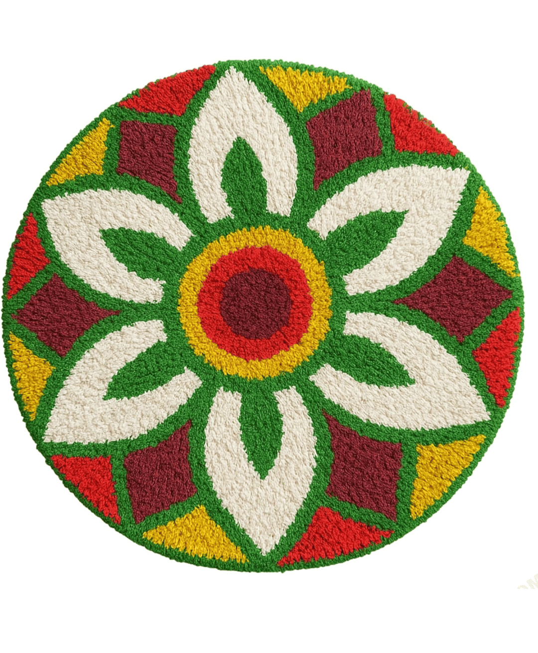 MB TEXTILE 01 Set of 1 Regular Polyester Door Mat ( 58 X 58 cm ) Green MB TEXTILE 01 Set of 1 Regular Polyester Door Mat ( 58 X 58 cm ) Green