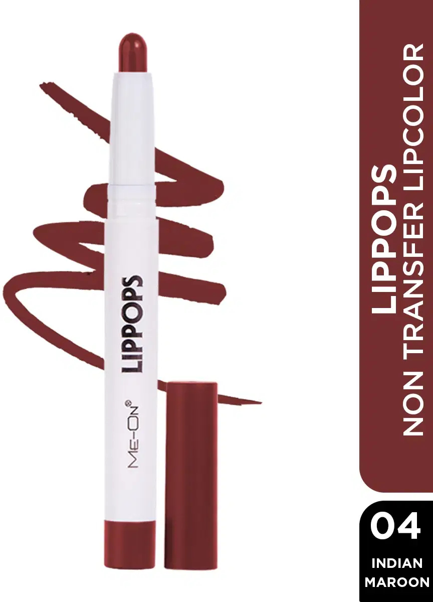     			Me-On Maroon Matte Long Lasting Crayon Lipstick ( Pack of 1 )