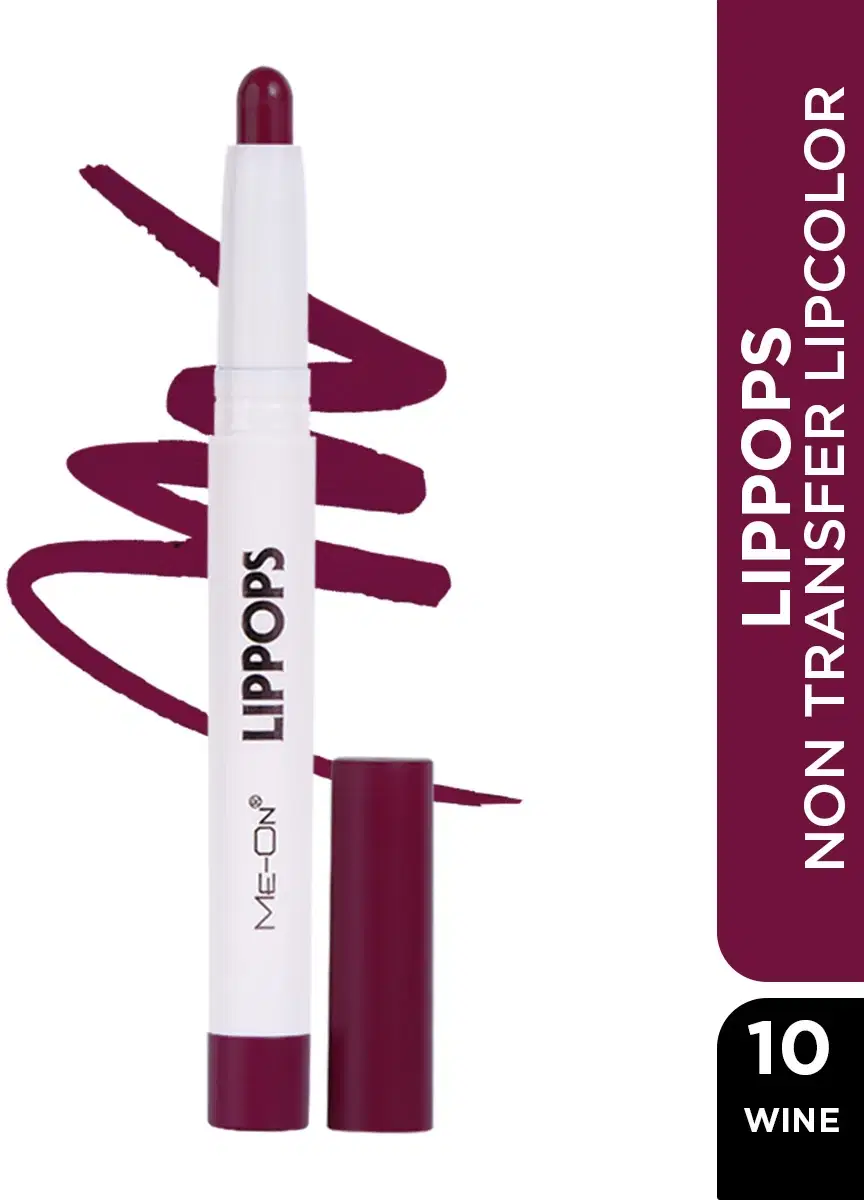     			Me-On Maroon Matte Long Lasting Crayon Lipstick ( Pack of 1 )