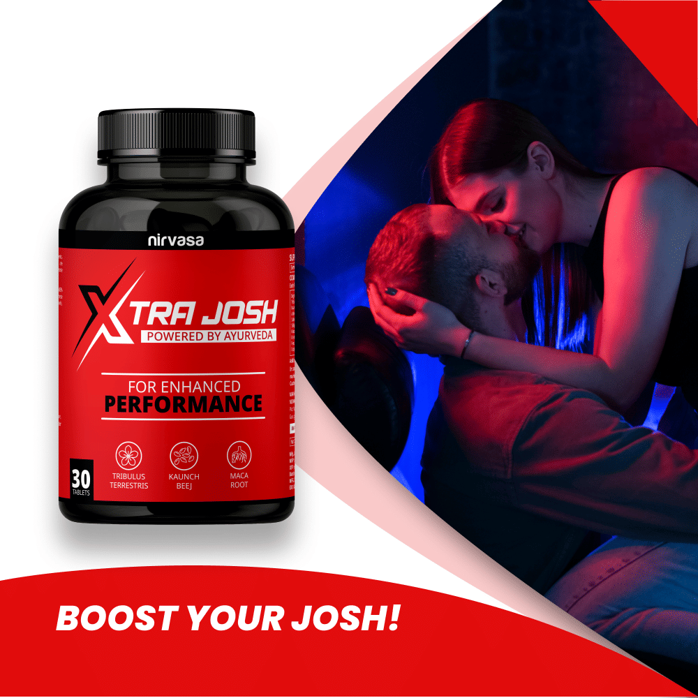 Nirvasa Xtra Josh - 30 Tablets for Men | Stamina Booster & Energy Support | Enhances Performance, Vitality & Strength | Muscle & Endurance Support | Enriched with Saponins | Pack of 1 Nirvasa Xtra Josh - 30 Tablets for Men | Stamina Booster & Energy Support | Enhances Performance, Vitality & Strength | Muscle & Endurance Support | Enriched with Saponins | Pack of 1