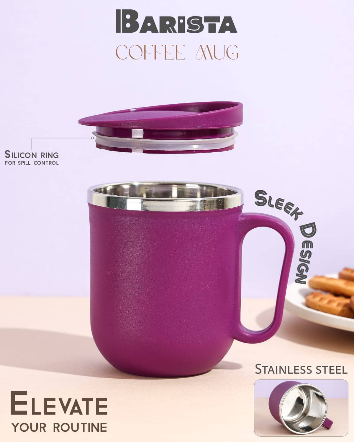 OFFYX Stainless Steel 1 Coffee Grinder