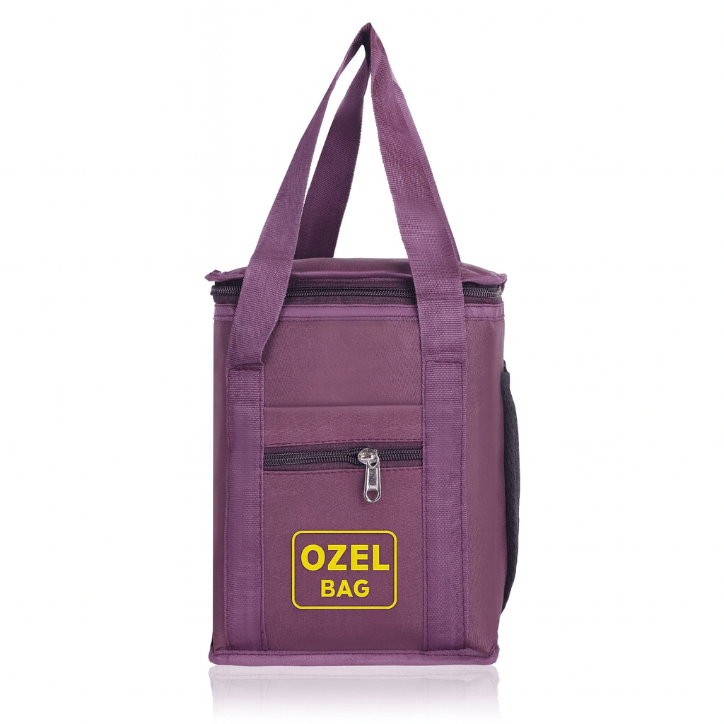 Ozel Bag Maroon Polyester Lunch Bag Pack of 1 - Handbags | Buy online on ZillyBuy