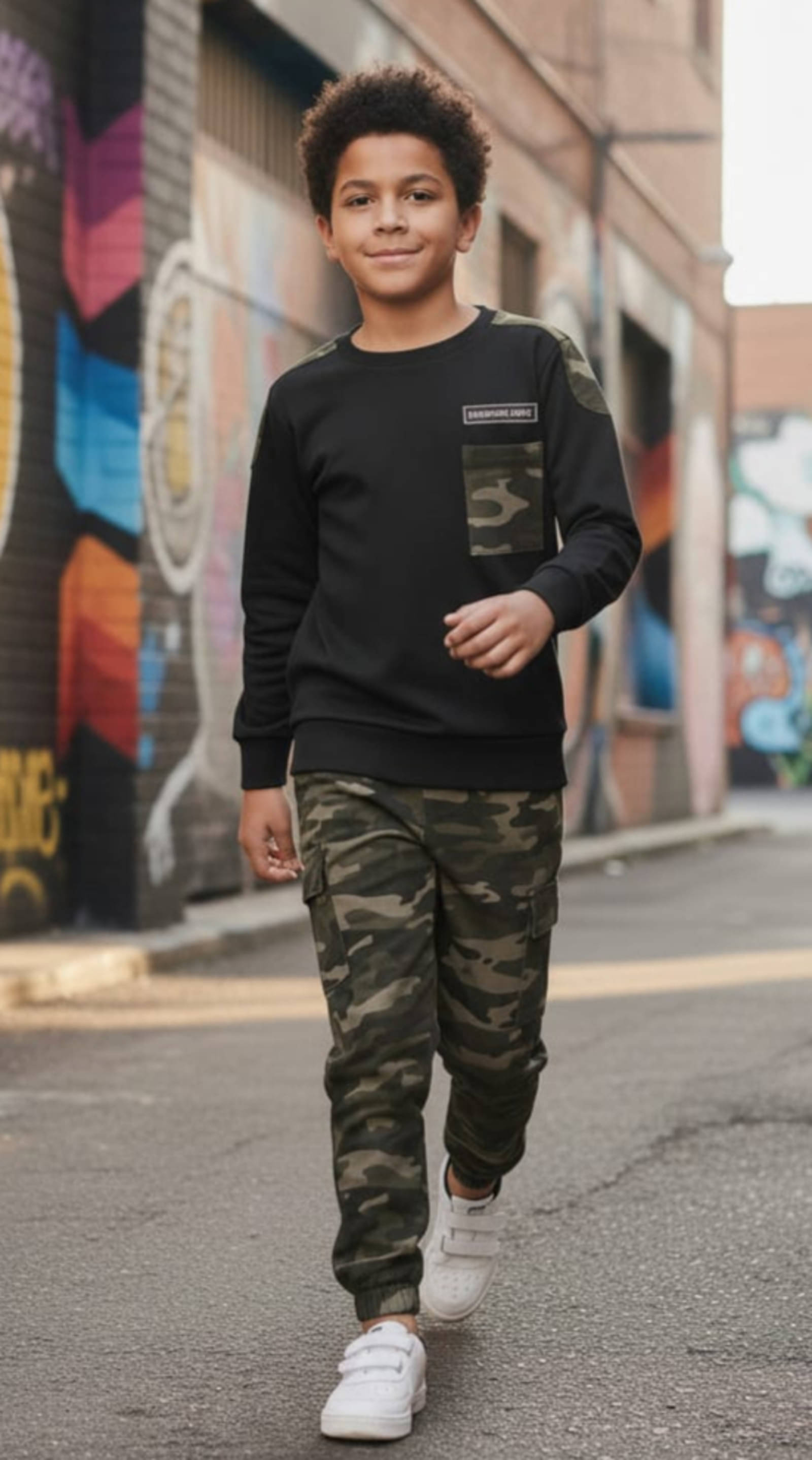 PURPLE SKY Pack of 1 Unisex Cotton Blend T-Shirt & Capris Set ( Black )     			PURPLE SKY Pack of 1 Unisex Cotton Blend T-Shirt & Capris Set ( Black )