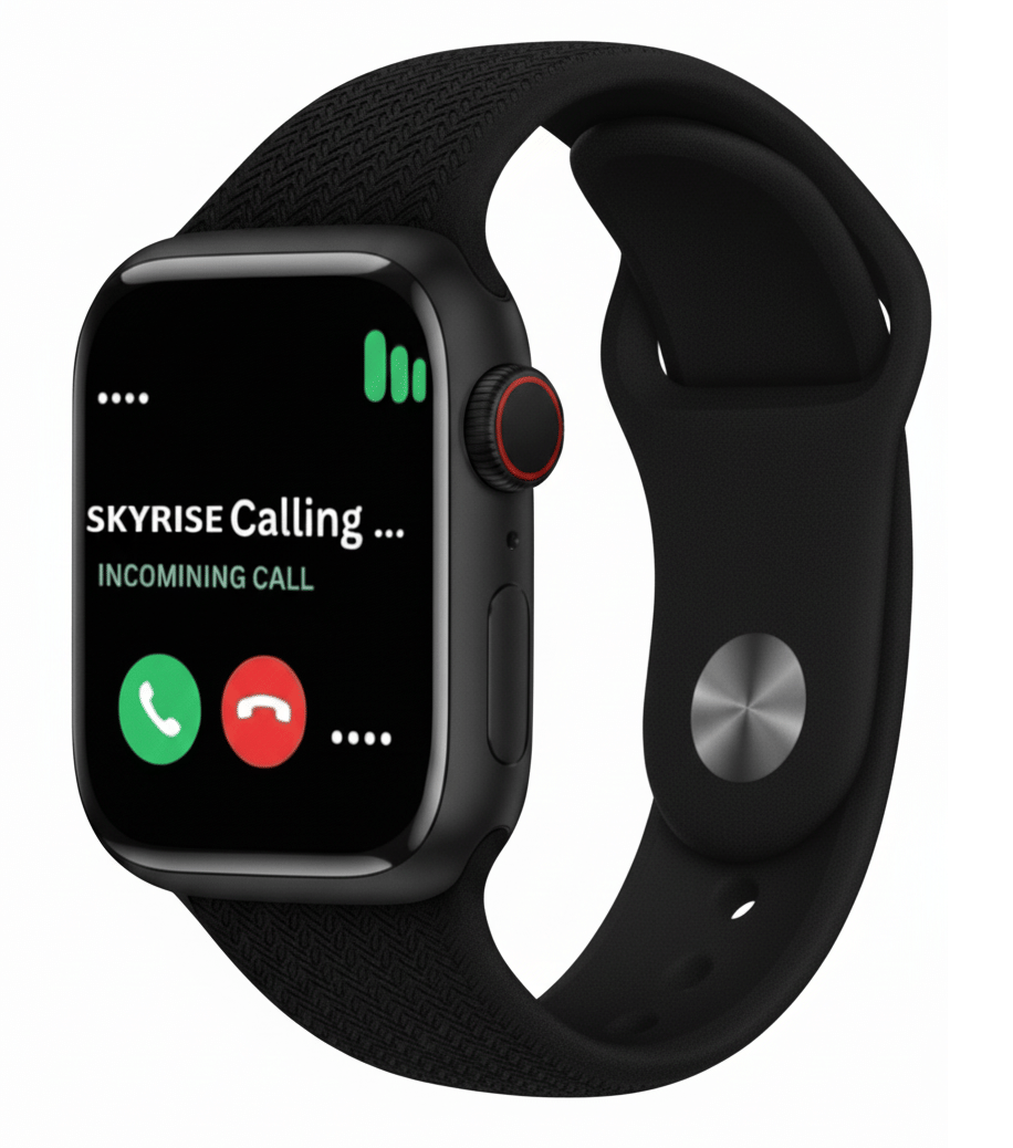 SKYRISE Limited Edition Smartwatch | Heart Rate | Steps | Wireless Charging Smartwatch (Black Strap, 2.09 Inch Big Sunlight Proof Display) SKYRISE Limited Edition Smartwatch | Heart Rate | Steps | Wireless Charging Smartwatch (Black Strap, 2.09 Inch Big Sunlight Proof Display)