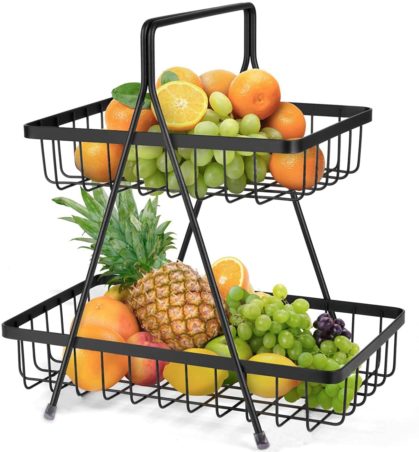     			SPIX Black Stainless Steel Fruit & Vegetable Trolley ( Pack of 1 )