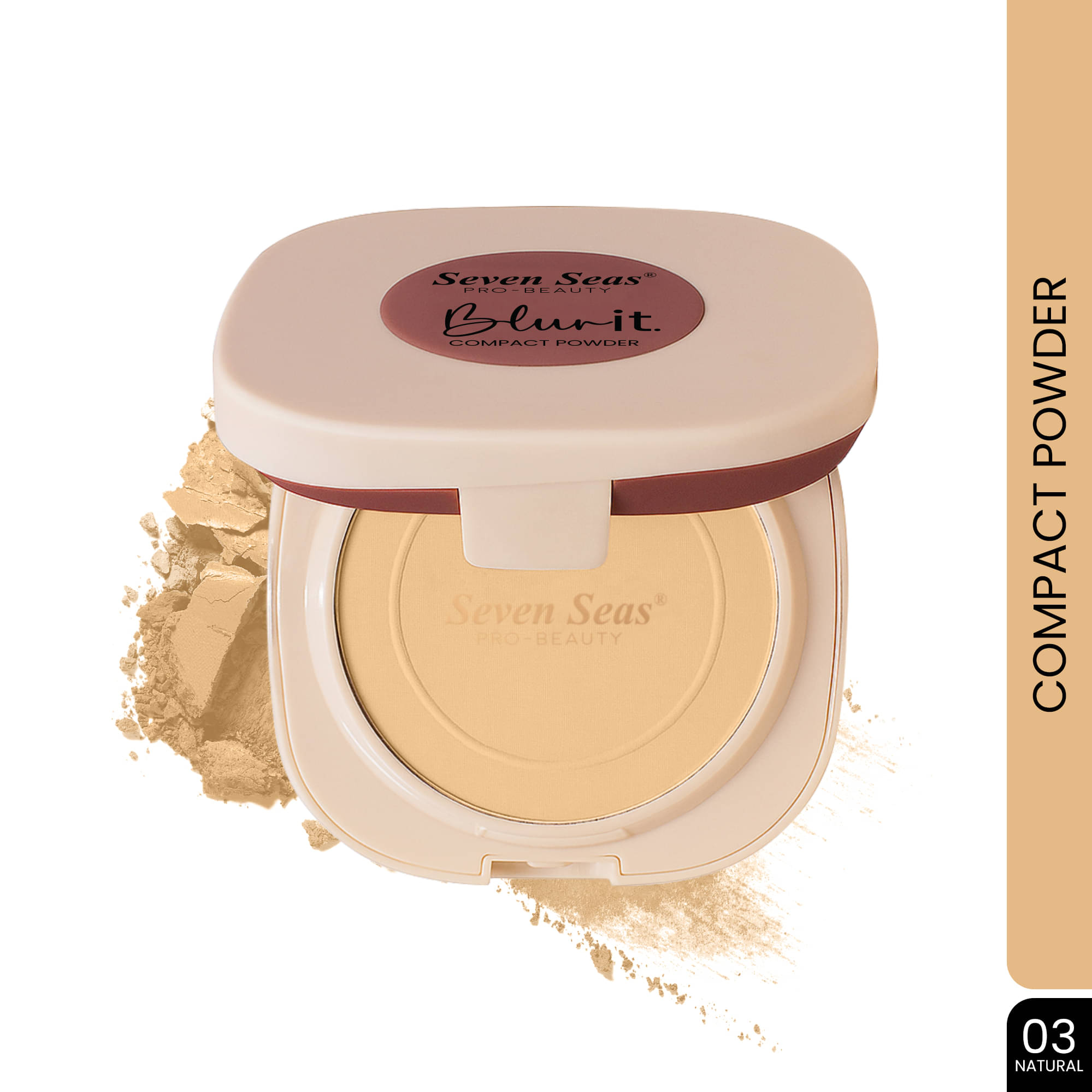     			Seven Seas Pressed Powder Medium 14 g