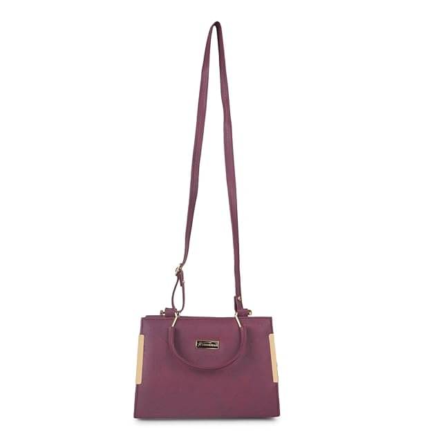     			Shifa Sling Bag PU Set of 1 ( Purple )