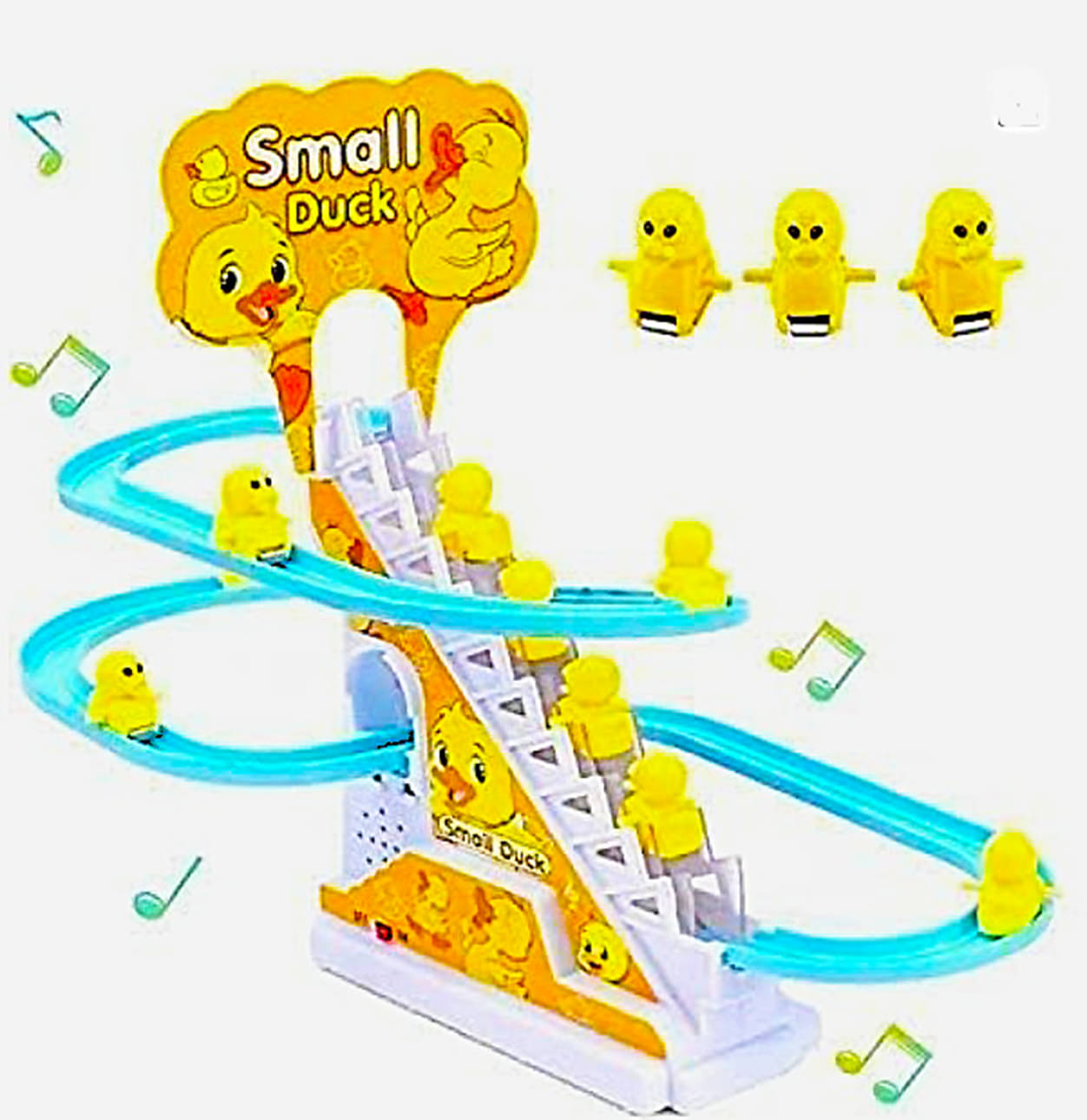 Small Duck Climbing Stair with Lights & Sound     			Small Duck Climbing Stair with Lights & Sound