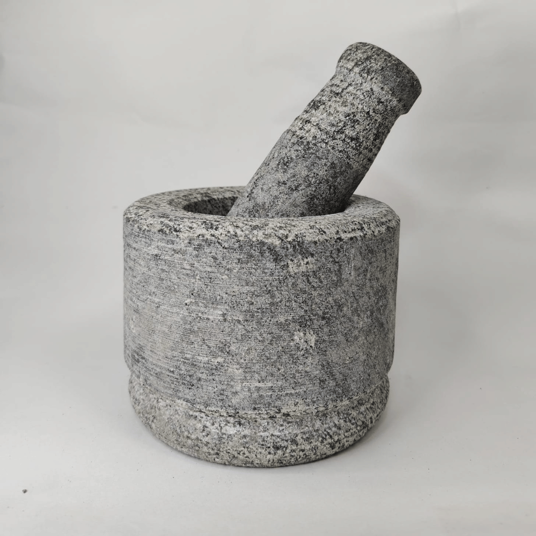 Stone Mortar and Pestle Set for Spices (5 inch) | Khalbatta stone | Natural & Traditional Grinder | Okhli for Kitchen | Small Stone Grinder | Idikallu | kunDii | Stone Mortar and Pestle Set for Spices (5 inch) | Khalbatta stone | Natural & Traditional Grinder | Okhli for Kitchen | Small Stone Grinder | Idikallu | kunDii |